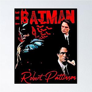 Music Vintage Retro Robert Pattinson Brown Tracksuit Vector Drawing Gifts For Music Fans Poster