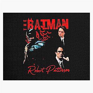 Music Vintage Retro Robert Pattinson Brown Tracksuit Vector Drawing Gifts For Music Fans Jigsaw Puzzle