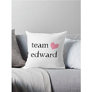 team edward twilight design Throw Pillow